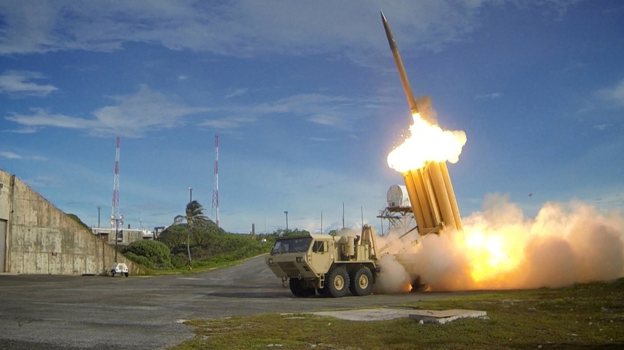 A Terminal High-Altitude Area Defense interceptor is launched during a successful test. A Terminal High-Altitude Area Defense interceptor is launched during a successful test.